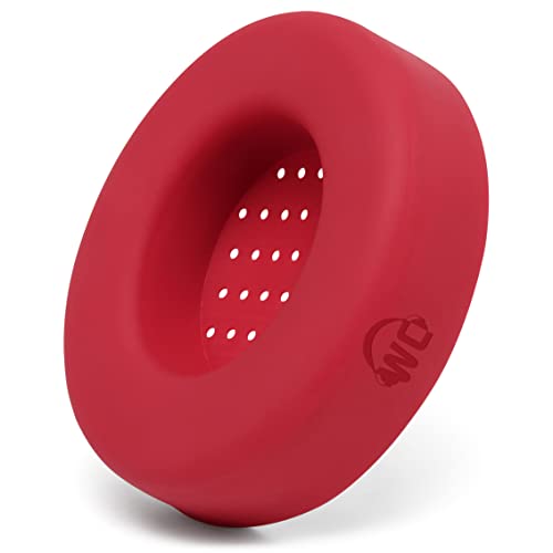 WC SweatZ Studio - Patented Covers for Beats Studio 3 (A1914) & 2 (B0500) | Made by Wicked Cushions | Made with Premium Silicone | Also fits B0501 | Red - color: Red