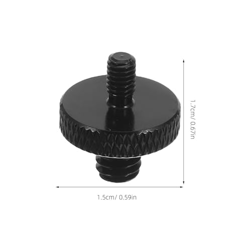 PRETYZOOM 8pcs Metal Mic Thread Adapter Set 1/4 to M4 Male Screw Converter for Microphone Holders and Tripod Stand with Universal Compatibility and Enhanced Safety for Studio Setups