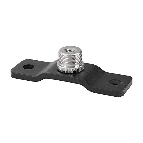 CAMVATE 5/8'' Male to 1/4'' Female with Pedestal for Microphone Adapter - size: 1.18 in x 3.15 in x 0.87 in