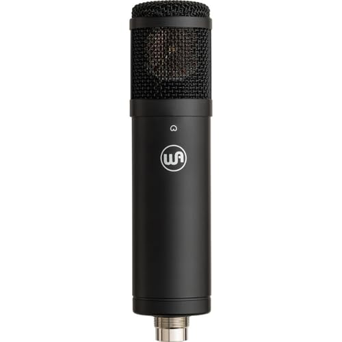 Warm Audio WA-47jr SE Large-Diaphragm Condenser Microphone (Black) Bundle XLR-P20T Pro 20 ft XLR Microphone Cable, Pop Filter