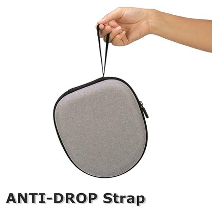 Ginsco Universal Headphone Case Compatible with JBL Tune 510BT 720BT, Sony WH-CH 720N/WH-CH520, with Sony/JBL/Soundcore Q20i Q30/BERIBES/TOZO/KVIDIO etc Wireless Headphones Gray - color: Gray