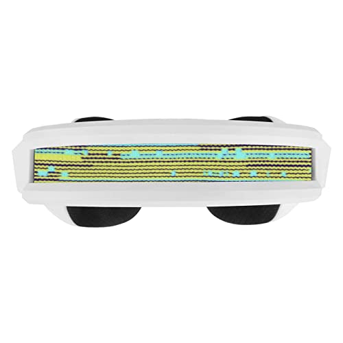 Geekria Mesh Fabric Headband Pad Compatible with Logitech G733, G335, G535 Headphones, Replacement Band Repair Part (Yellow/Mint Green) - color: Yellow / Mint Green