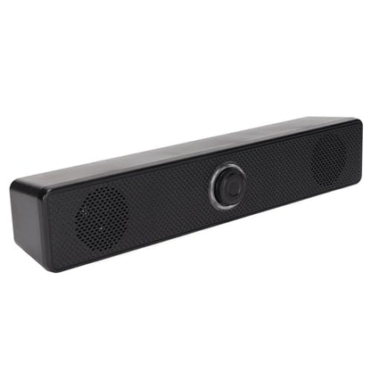 Yosoo Health Gear Wired Computer Speaker, 6W Soundbar with 3.5mm Input, USB Powered, Volume Control for Desktop PC, Laptop, Projector,