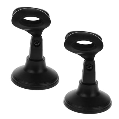 2pcs Adjustable Microphone Stand with Round Base Easy to Use Desktop Mic Stand for Home Studio Office to Use Box