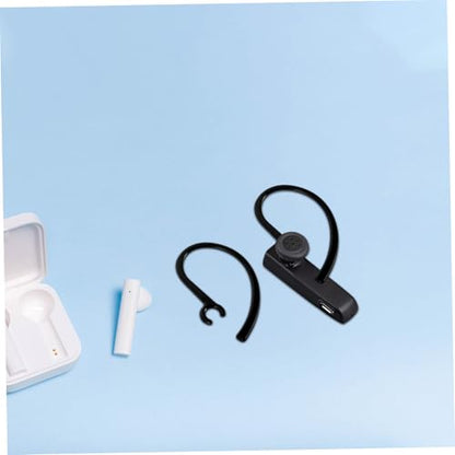 10pcs Silicone Earbud Tips with Anti-Slip Ear Hooks Comfortable Durable Earbud Accessories for Running and Gym Use Enhanced Sound Stability