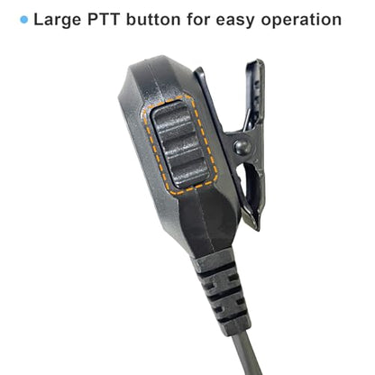 2 Pack Earpiece 2 Pin K Plug Headset for MD-UV380Plus MD-UV390Plus UVL-15W