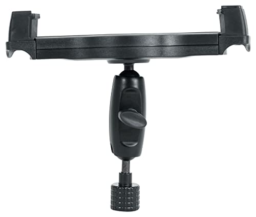 Rockville DMS40 40" Mic Boom Arm Podcast Stand with iStand 22 Tablet Holder | Desk Clamp, Steel Frame, Internal Springs, Fits 4.7" to 12.9" iPad/Smartphone/Tablet, 360° Swivel Mount, Studio, 2-Items