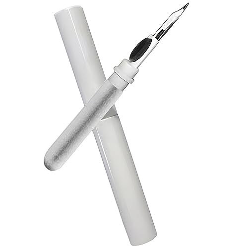Cleaner Kit for Airpods,Earbuds Cleaning kit for Airpods Pro 1 2 3, Multi-Function Cleaning Tool with Brush for Wireless Earphones Bluetooth Headphones Camera and iPhone(White) - color: White