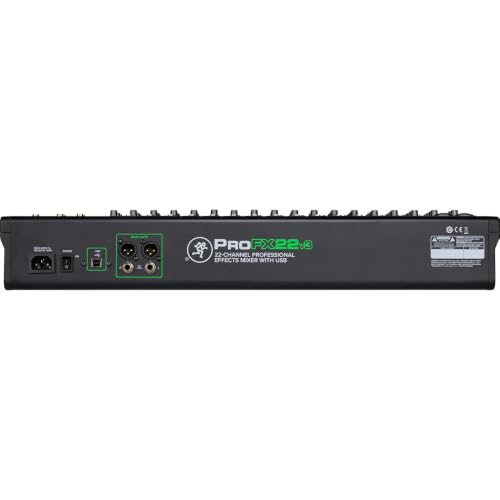 Mackie ProFX22v3 22-Channel Sound Reinforcement Mixer with Built-In FX Bundle with Mackie Carry Bag for the ProFX22v3 22-Channel Sound Reinforcement Mixer