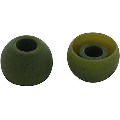 Replacement Silicone Earbuds Ear Tips Eargels Buds Set Compatible with Beats Powerbeats 3 Powerbeats 2 Wireless in-Ear Earphones (4 Pairs/Turf Green) - color: Turf Green