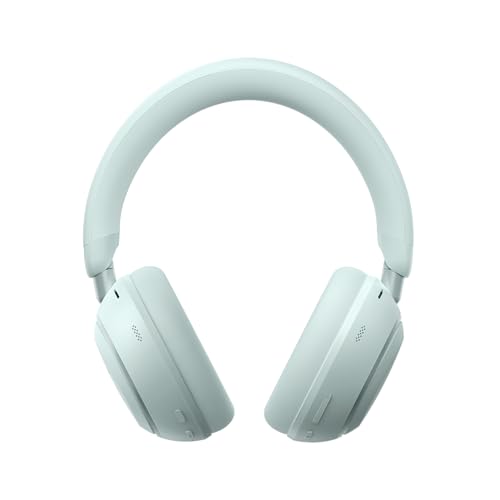 Soundcore Anker Space 2 Bluetooth 6.1 Over-Ear Headphones, Travel-Ready | Active Noise Cancelling, 50H Playtime, LDAC Hi-Res, Dual Connection, Clear Calls, Nap Mode, Wearing Detection, Fast Charging - color: Seafoam Green