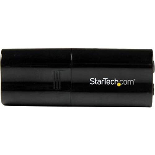 StarTech.com USB Sound Card - 3.5mm Audio Adapter - External Sound Card - Black - External Sound Card (ICUSBAUDIOB) (Pack of 2) - size: 1 Count (Pack of 2)