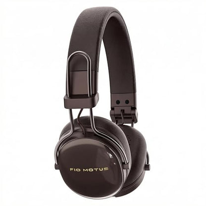 Active Noise Cancellation Wireless Bluetooth On-Ear Headphones:with - Hi Res Sound Up to 55H Battery Life, Lightweight, Comfortable, Foldable Design, for Home Office Travel, Dark Brown - color: Dark brown