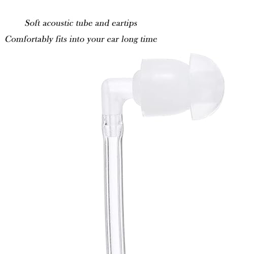 Walkie Talkie Earpiece with Mic,Compatible with CP200 CP200D BPR40 CP100D CP185 RDM2070D Earpiece Two Way Radio Headset Walkie Walkie Surveillance Kit Police Headphones (5 Packs) - color: 5 packs