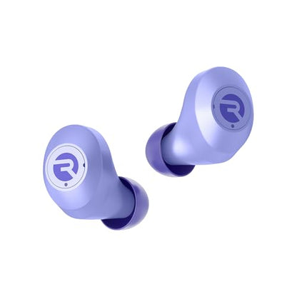 Raycon Everyday Bluetooth Wireless Earbuds with Microphone - Active Noise Cancelling, Sweat & Water-Resistant Earphones, Ear Buds Wireless Bluetooth Up to 32 Hours Playtime (Purple) - color: Purple