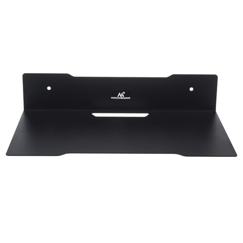 Maclean decoder wall shelf, single, max. 5kg, steel, MC-122