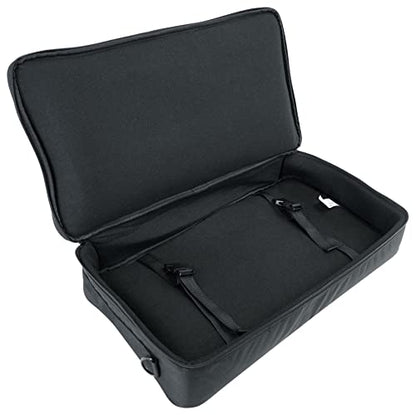 Rockville MCB22 Gig Bag Case for DJ MIDI Keyboard Controllers Guitar Pedal Boards, 23" Fit, Durable Padded Rainproof Design, Multiple Pockets, Adjustable Straps, for Musicians and DJs | Fits Guitar Pedals, Heavy-Duty Nylon, 8MM Foam Padding, YKK Zippers,