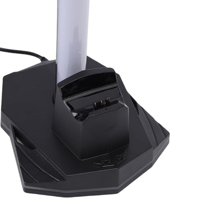 GOWENIC RGB Gaming Headphone and Controller Stand with 3 in 1 Charging Dock, Dual USB Ports, USB C for, 4 Lighting Modes, Headset Holder for, Game Controller