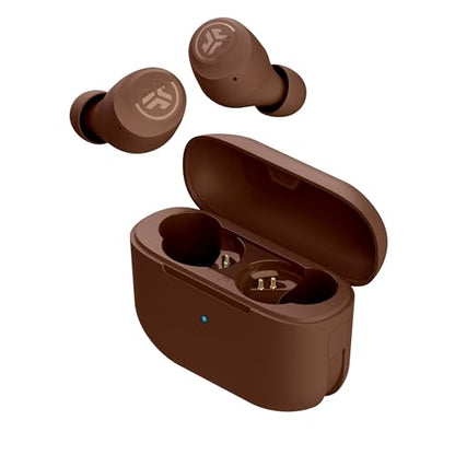 JLab Go Air Pop+ Tones 트루 와이어리스 이어버드, 마이크가 있는 인이어 블루투스 헤드폰, 35시간 재생, USB-C 충전 케이스, 듀얼 연결, EQ3 사운드, 4625W - color: B-4625 W, style: 톤+