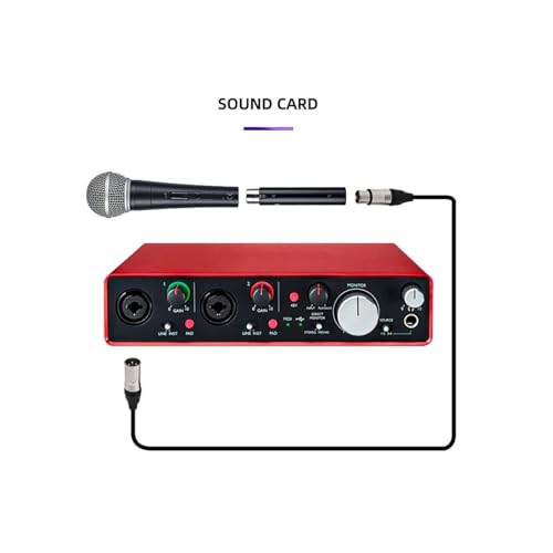 Aluminum Alloy Microphone Preamp 28DB High Gain DM1 In Line Mic Preamplifier for News Live Streaming