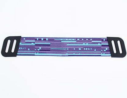 Replacement Headband Compatible with Logitech G733 Wireless Purple Blue | Also suitable for Logitech G335 wired gaming headset Headband made of stretch braid and silicone buckle - color: Purple Blue