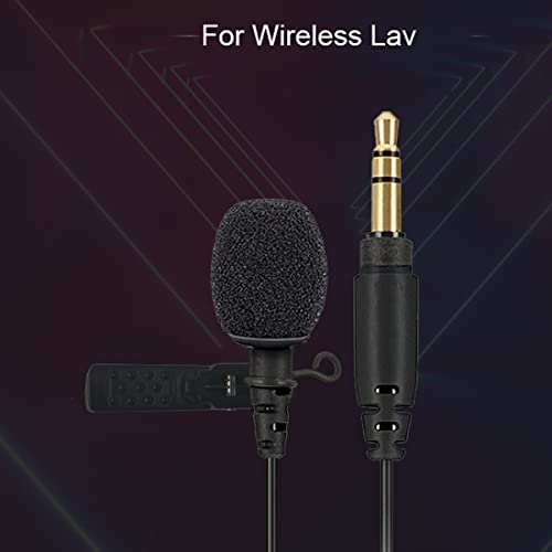 ABS Plastic Lavalier Microphone Tie Clip for Rode Lavalier GO, SmartLav + Lapel Microphone, Pack of 2 (4.5mm) - size: 4.5mm