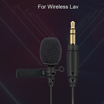 ABS Plastic Lavalier Microphone Tie Clip for Rode Lavalier GO, SmartLav + Lapel Microphone, Pack of 2 (4.5mm) - size: 4.5mm