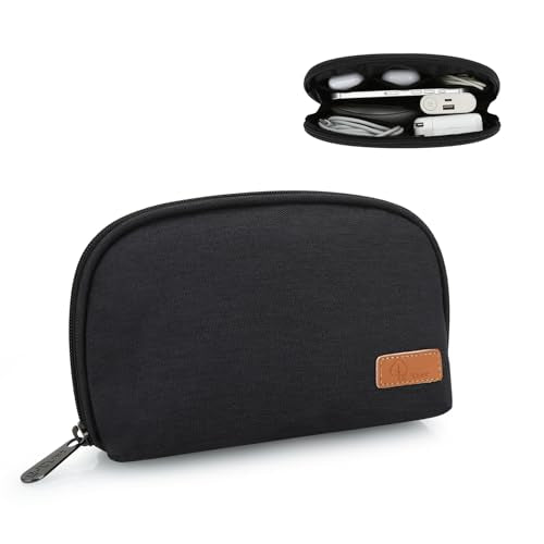 E-Tree Small Tech Pouch (7.8" x 5"),Travel Electronics Organizer Case