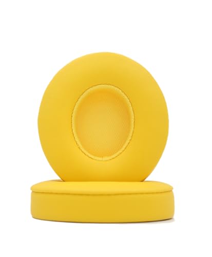 Replacement Ear Pads Compatible with Beats Solo 3.0 Wireless Yellow - color: Yellow