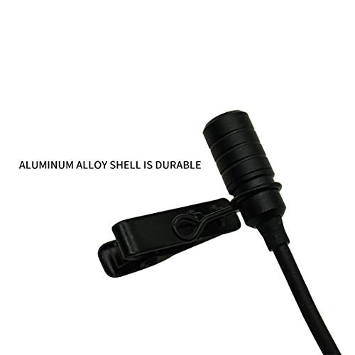 Pro Omni-Directional Condenser Lavalier Microphone for Sony UWP V1/D11/D21 Wireless Microphones Transmitter