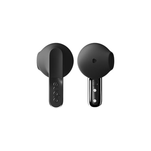 Sudio N3 True Wireless Bluetooth On-Ear Earbuds – High-Definition Sound, 30-Hour Playtime, Clear Calls, Sweat & Splash Resistant, Eco-Friendly Recycled Plastics (Black) - color: Black