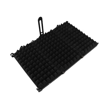 Portable Microphone Isolation, Adjustable Angle Sound Absorbing Panel with High Density Sponge for Vocal Recording and Noise Reduction (5 panel) - size: 5 panel