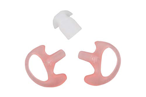 MOTOKU 2.5mm Earpiece Headset W/Coiled Tube for Harris Police Radio | for XG25 XG75 P7300, for Motorola Kenwood