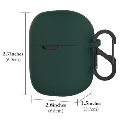 Geekria for Creators Microphone Case Cover Compatible with JBL Quantum Stream Wireless, Mic Silicone Protective Case Skin, Soft Microphone Travel Charging Case Sleeve (Green) - color: Green