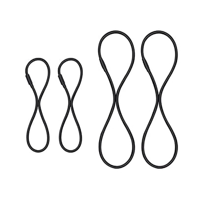 ZYAMY 8pcs Black Universal Elastic Band Replacement Microphone Shock Mount Rubber Ring Shock Mount Retainer