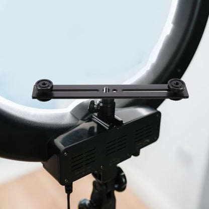 Totority 2pcs Microphone Adjustable Stand Boom Arm Low Profile Gaming Mic Stand Extension Rod