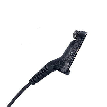 Motorola APX 6000 Microphone, APX 4000 7000 8000 Speaker Mic/Microphone Compatible with Motorola Walkie Talkie,XPR 7550e 7550 6550 Radios Shoulder Lapel Mic【with 3.5mm Audio Jack】