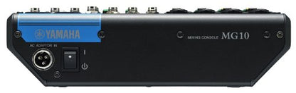 Yamaha MG10 10-Input Stereo Mixer, XLR Connectivity, Black - size: 10-Input, style: Standard Mixer