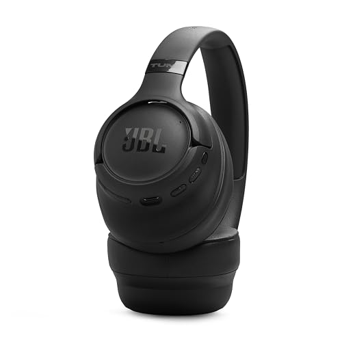 JBL Tune 780NC - Noise Cancelling Headphones - Black | Hi-Res JBL Pure Bass Sound plus Spatial Sound, Adaptive Noise Cancelling with Smart Ambient - color: Black