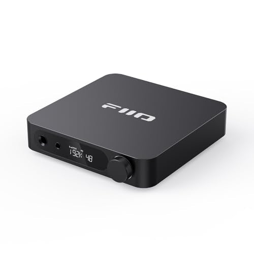 FiiO K11 DAC and Headphone Amplifier for Home Audio or PC, 6.35mm and Balanced 4.4mm, RCA, Coaxial, Optical, 1400mW, 384kHz/24Bit DSD256 (Black) - color: black / black