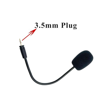 Replacement Game Microphone for PDP Afterglow AG6, for Turtle Beach Ear Force XO Three Four Stealth Recon 150 50 50X 50P 60P Gaming Headsets Noise Cancelling Crystal-Clear Sound Mic Boom, 3.5mm