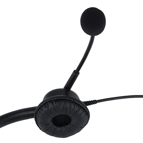 Cuifati Adjustable Headphone HD Sound Comfortable Breathable OverEar Headset with Antistatic Design, Ideal Replacement for All Head Sizes - Lightweight Flexible Plastic Headphones for (3.5mm Dual