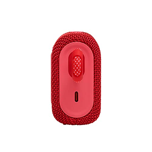 JBL Go 3: Portable Speaker with Bluetooth, Built-in Battery, Waterproof and Dustproof Feature - Red (JBLGO3REDAM) (Renewed) - color: Red