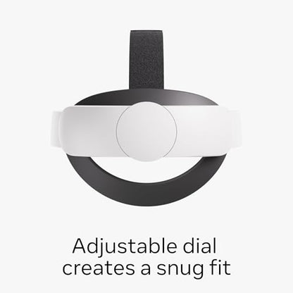 Meta Quest Elite Strap — Works with Meta Quest 3/3S — Premium Comfort and Weight Distribution — Adjustable, Ergonomic Fit — Reduces Pressure and Fatigue | Ergonomic VR headset support with adjustable fit dial and flexible silicone cradle for stability and