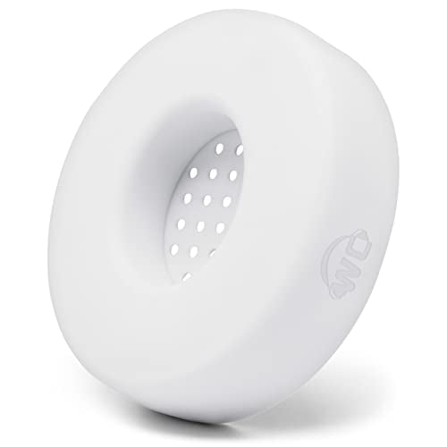 WC SweatZ Solo - Patented Earpad Sweat Covers for Beats Solo 4 & 3, Made by Wicked Cushions | Sweatproof & Machine Washable | White - color: White