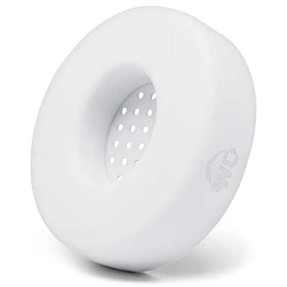 WC SweatZ Solo - Patented Earpad Sweat Covers for Beats Solo 4 & 3, Made by Wicked Cushions | Sweatproof & Machine Washable | White - color: White