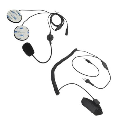 Walkie Talkie Helmet Headset 2 Pin Earphone Ptt Boom Mic for Midland gxt x-tra Xtra Talker gmrs GTX 1000 1000g 1050 gxt1000vp4
