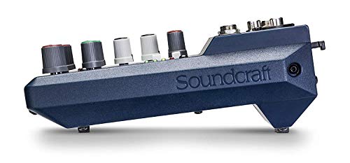 Soundcraft Notepad-5 Small-Format Analog Mixing Console with USB I/O, 5-channel mixer ( - size: 5-channel mixer