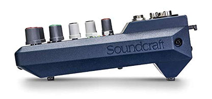 Soundcraft Notepad-5 Small-Format Analog Mixing Console with USB I/O, 5-channel mixer ( - size: 5-channel mixer