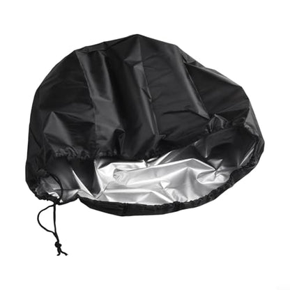 210D Oxford Cloth Hand-Held Mud Mixer Cover, Waterproof Dust Protection Case for Electric Cement Mixers, 44x36cm Black Storage Bag